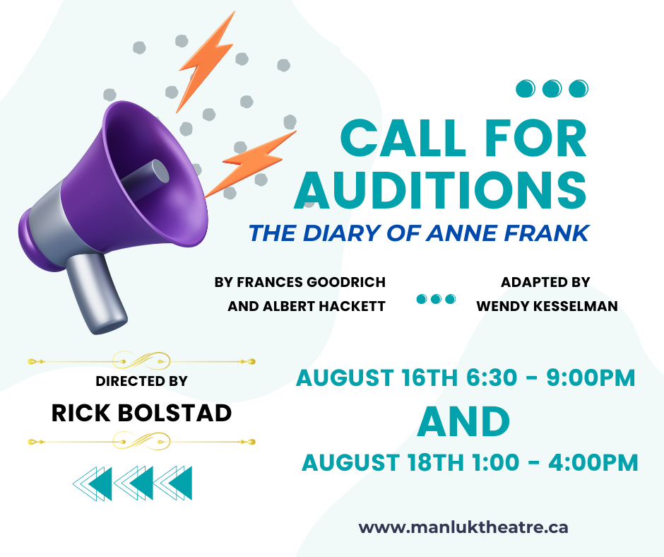 Open Auditions – The Diary of Anne Frank